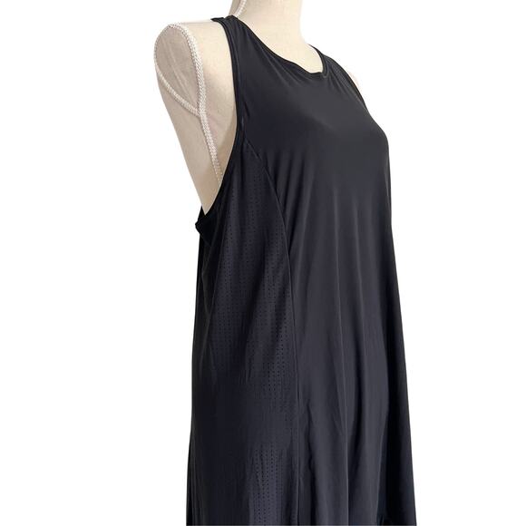 Sweaty Betty Explorer Ace Midi Dress Black Large Athleisure Minimalist Style - Picture 7 of 11
